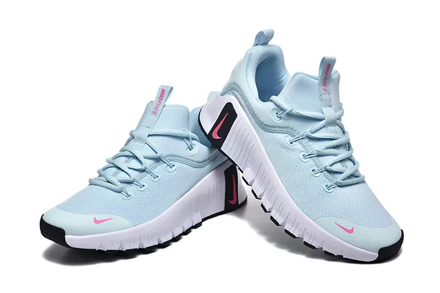 Nike Light Blue and White Lifestyle Sneakers 3
