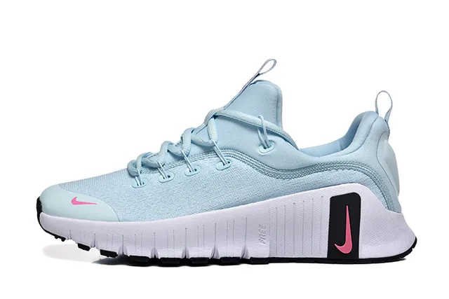 Nike Light Blue and White Lifestyle Sneakers 6