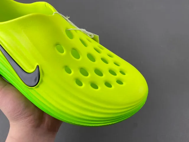 Nike Mayfly Run Neón Verde Lima Espuma Moldeada Zueco 2