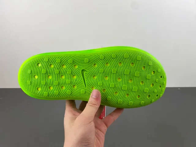 Nike Mayfly Run Neón Verde Lima Espuma Moldeada Zueco 7