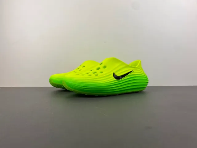 Nike Mayfly Run Neón Verde Lima Espuma Moldeada Zueco 8