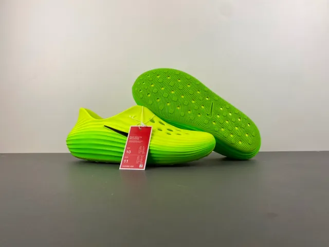 Nike Mayfly Run Neón Verde Lima Espuma Moldeada Zueco 10