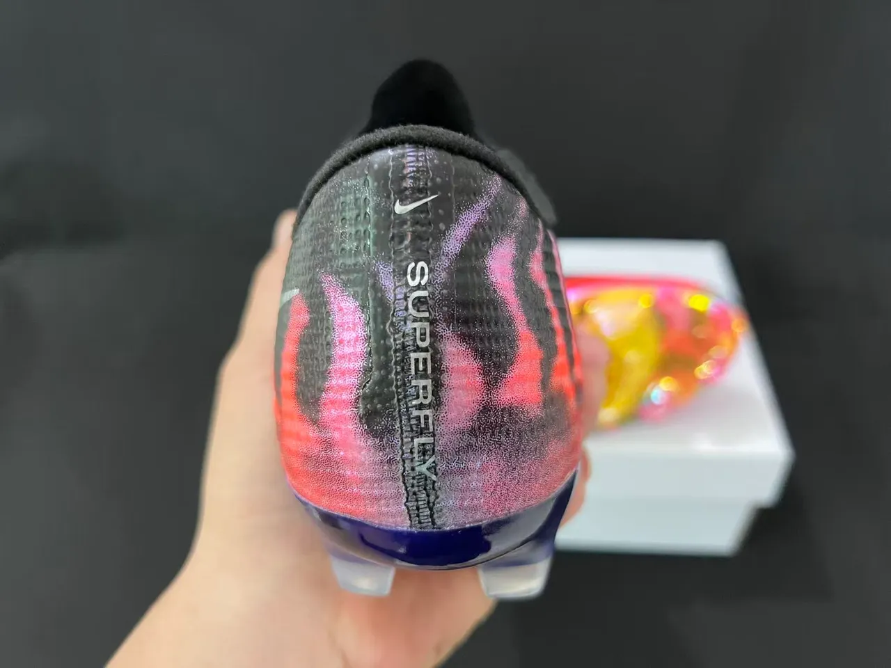 Nike Mercurial Superfly Flyknit Ultra multicolores para terreno firme Zapatos de fútbol 3