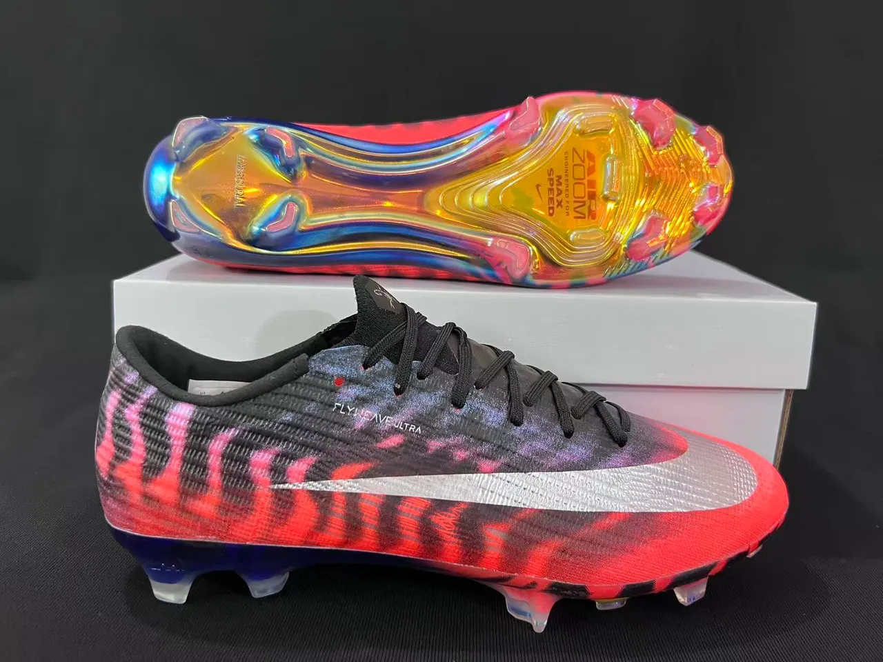 Nike Mercurial Superfly Flyknit Ultra multicolores para terreno firme Zapatos de fútbol 7