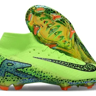 Nike Mercurial Superfly Neon Lime Green Speckled Firm-Ground Soccer Shoes