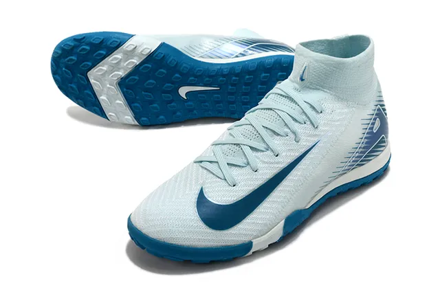 Nike Mercurial Superfly Turf Ice Blue Navy Turf Sapatos de futebol 3