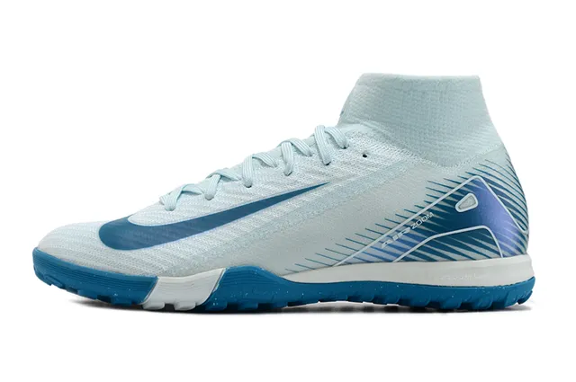 Nike Mercurial Superfly Turf Ice Blue Navy Turf Sapatos de futebol 6