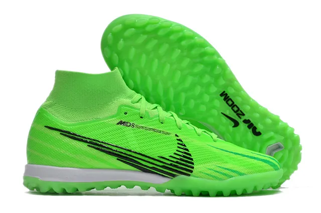 Nike Mercurial Superfly Turf Neon Green Black Turf Soccer Shoes 4