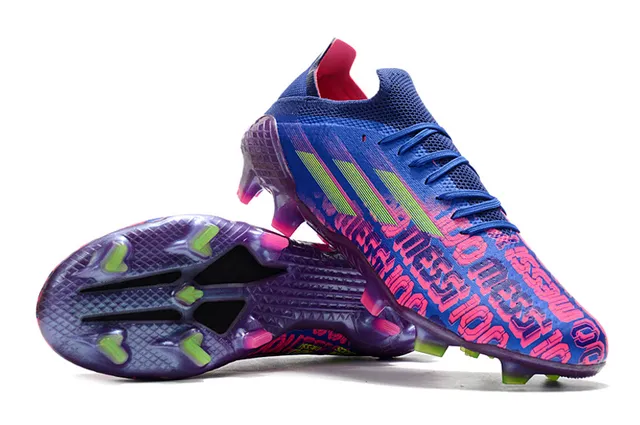 耐克 Mercurial Vapor Messi 100 蓝紫霓虹 硬地足球鞋 3