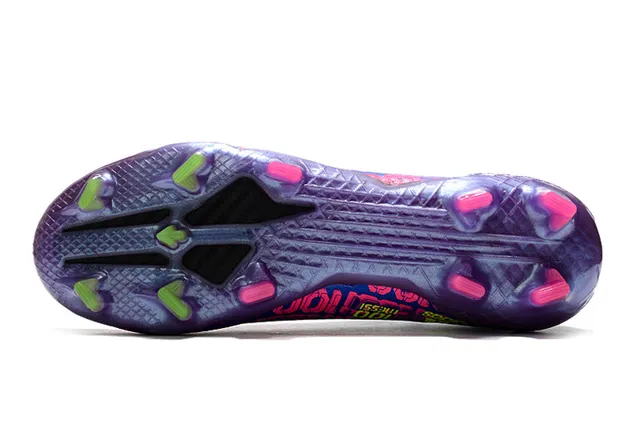 耐克 Mercurial Vapor Messi 100 蓝紫霓虹 硬地足球鞋 6