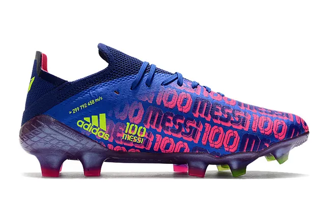 耐克 Mercurial Vapor Messi 100 蓝紫霓虹 硬地足球鞋 7