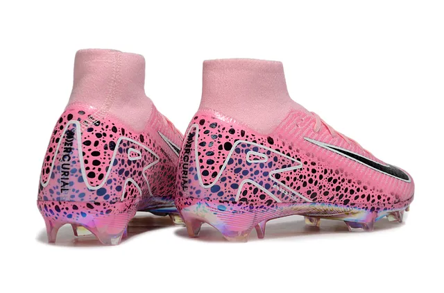 Nike Mercurial Vapor Pink Black Speckle Iridescent Firm-Ground Soccer Shoes 5