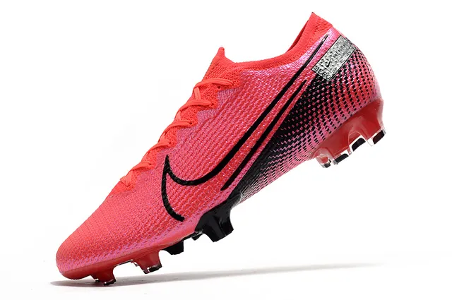 Nike Mercurial Vapor Dégradé rouge rose à crampons fermes chaussures de football 4