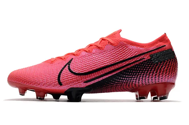 Nike Mercurial Vapor Dégradé rouge rose à crampons fermes chaussures de football 5