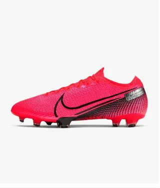 Nike Mercurial Vapor Dégradé rouge rose à crampons fermes chaussures de football 7