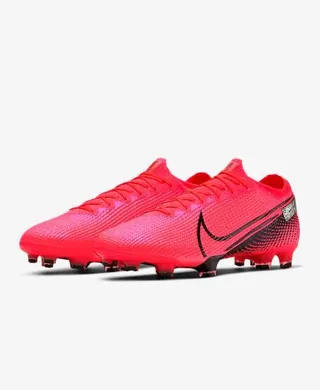 Nike Mercurial Vapor Dégradé rouge rose à crampons fermes chaussures de football 8