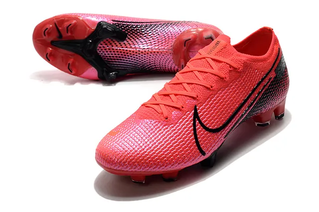Nike Mercurial Vapor Dégradé rouge rose à crampons fermes chaussures de football 9