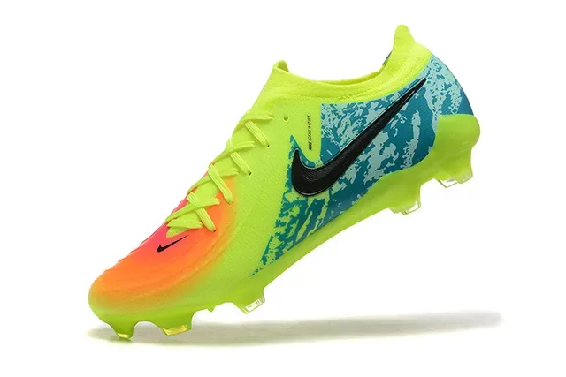 Nike Mercurial Vapor Jaune Bleu Chaussures de football Low-Cut Upper synthétique Sol ferme 5
