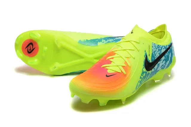 Nike Mercurial Vapor Jaune Bleu Chaussures de football Low-Cut Upper synthétique Sol ferme 7