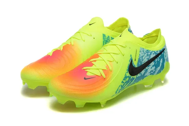 Nike Mercurial Vapor Jaune Bleu Chaussures de football Low-Cut Upper synthétique Sol ferme 8