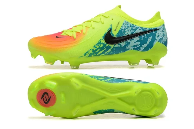 Nike Mercurial Vapor Jaune Bleu Chaussures de football Low-Cut Upper synthétique Sol ferme 9