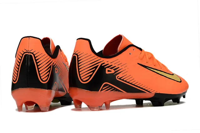 Nike Orange Black Low-Cut Synthetic Upper Firm-Ground Soccer Shoes 5