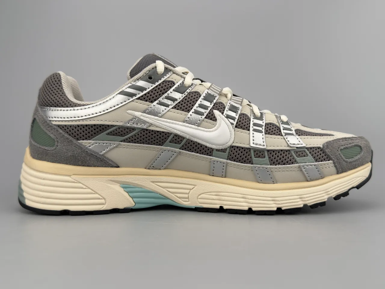 Nike P-6000 Beige Gray Green Lifestyle Sneakers 11