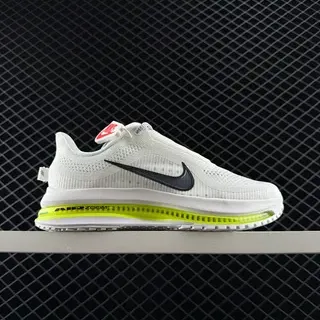 Nike Pegasus Premium Zapatos de correr blancos y verdes con upper de malla y unidad Air Zoom visible