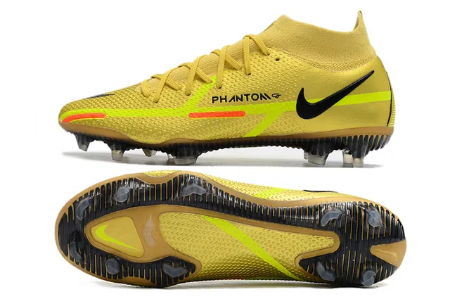 Nike Phantom GT কালো কমলা Firm-Ground ফুটবল জুতা 4