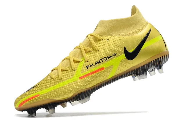 Nike Phantom GT কালো কমলা Firm-Ground ফুটবল জুতা 6