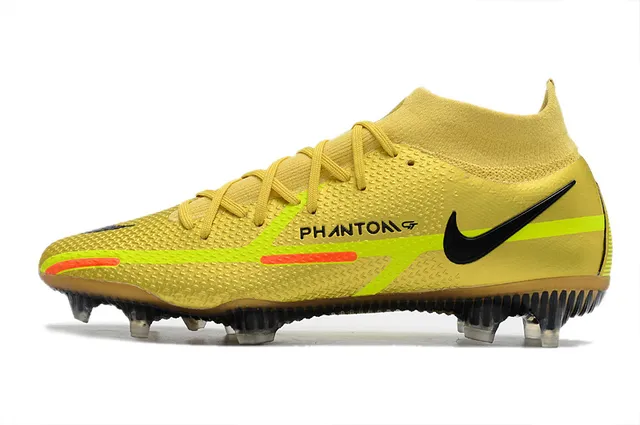 Nike Phantom GT কালো কমলা Firm-Ground ফুটবল জুতা 7