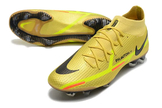 Nike Phantom GT কালো কমলা Firm-Ground ফুটবল জুতা 8