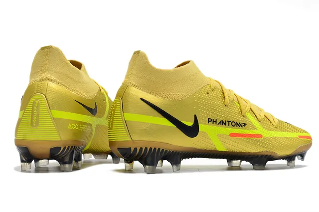 Nike Phantom GT কালো কমলা Firm-Ground ফুটবল জুতা 9