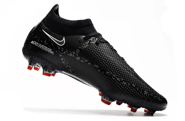 Nike Phantom GT কালো কমলা Firm-Ground ফুটবল জুতা 17