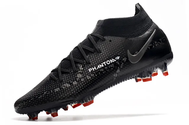 Nike Phantom GT কালো কমলা Firm-Ground ফুটবল জুতা 18