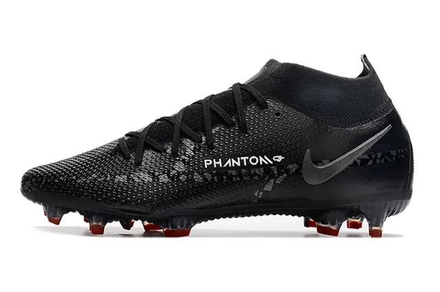 Nike Phantom GT কালো কমলা Firm-Ground ফুটবল জুতা 19
