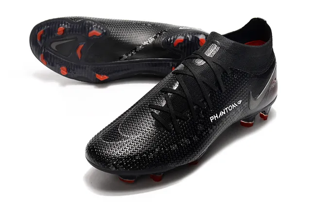 Nike Phantom GT কালো কমলা Firm-Ground ফুটবল জুতা 20
