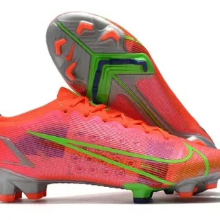 Nike Phantom GT Bright Orange Neon Green Firm-Ground أحذية كرة القدم