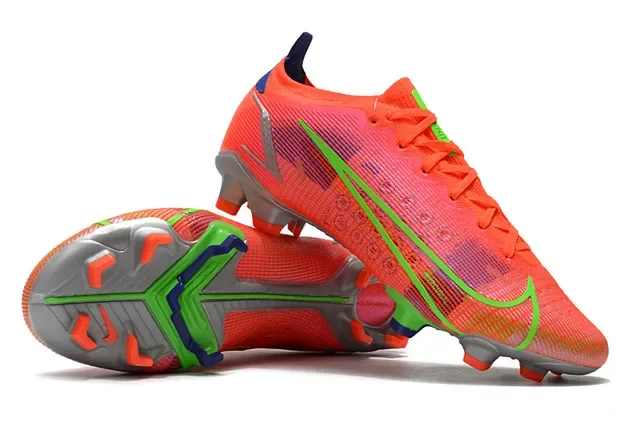 Nike Phantom GT Bright Orange Neon Green Firm-Ground Chaussures de football 4
