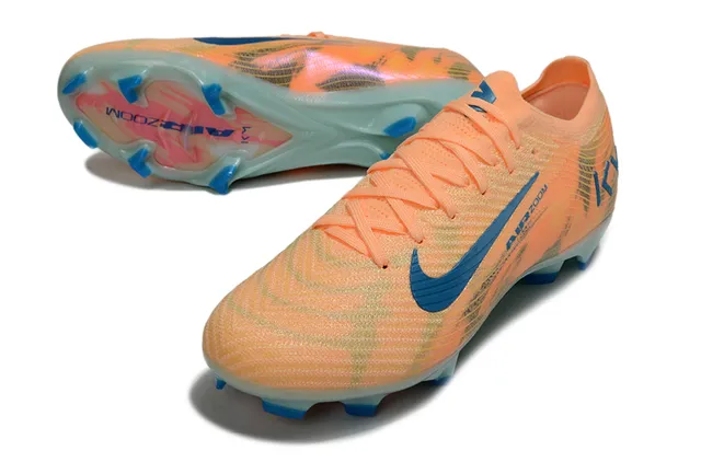 Nike Phantom GT KM Air Zoom Orange Blue Firm-Ground Soccer Shoes 3