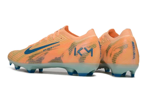 Nike Phantom GT KM Air Zoom Orange Blue Firm-Ground Soccer Shoes 4