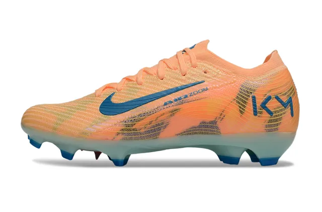 Nike Phantom GT KM Air Zoom Orange Blue Firm-Ground Soccer Shoes 6
