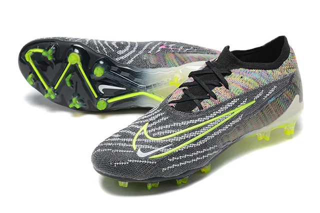 Nike Phantom GT Multicor Neon Verde Para Gramado Firme Sapatos de Futebol 7