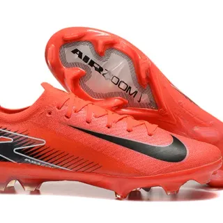 Nike Phantom GT Orange Black Low-Cut Knit Upper Firm-Ground Soccer Shoes