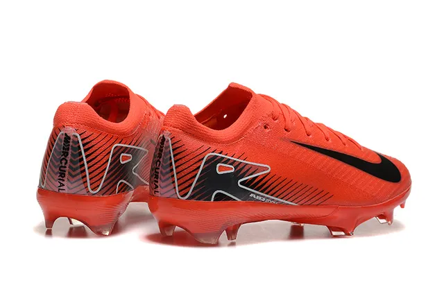 Nike Phantom GT Orange Black Low-Cut Knit Upper Firm-Ground Soccer Shoes 2