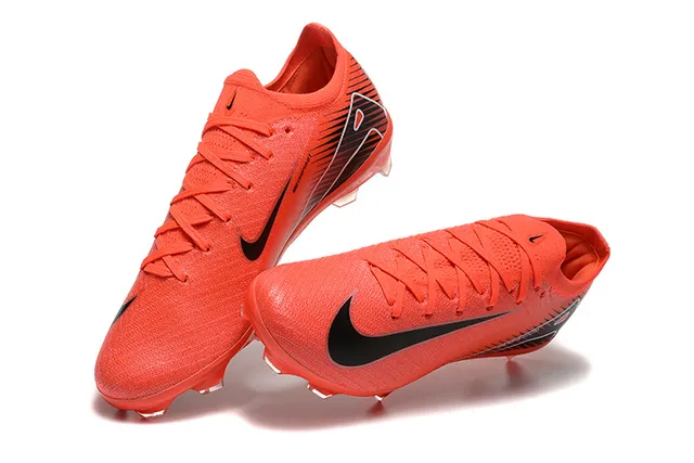Nike Phantom GT Orange Black Low-Cut Knit Upper Firm-Ground Soccer Shoes 3