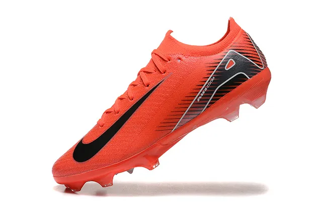 Nike Phantom GT Orange Black Low-Cut Knit Upper Firm-Ground Soccer Shoes 5