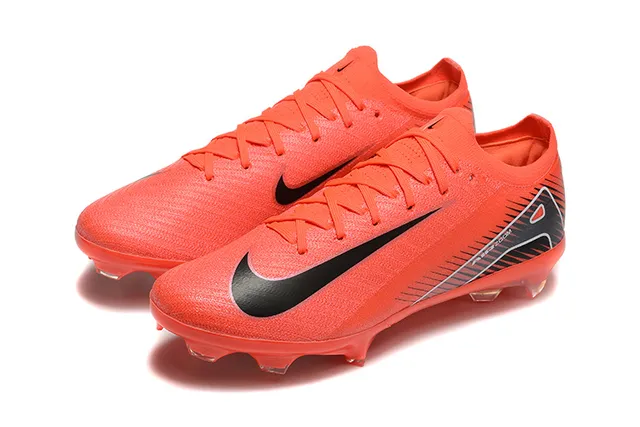 Nike Phantom GT Orange Black Low-Cut Knit Upper Firm-Ground Soccer Shoes 8