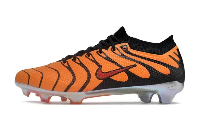 Nike Phantom GT Orange Flame Knit Firm-Ground Soccer Shoes 6