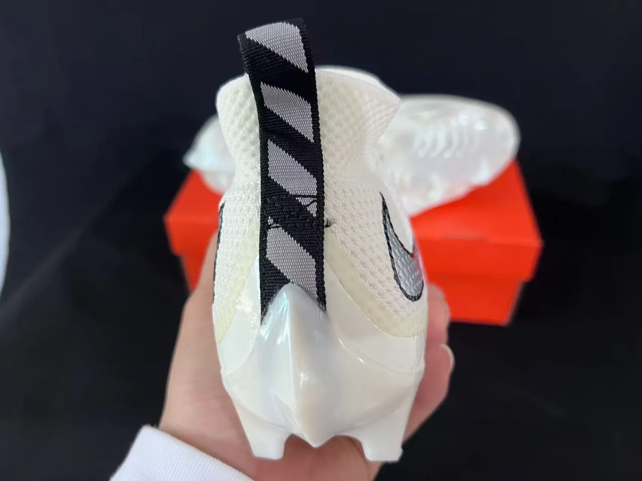 Nike Phantom GT White Silver Firm-Ground Soccer Shoes 3